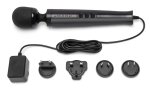 Le Wand Diecast Plug-In Black Kompaktowy Masażer, 20 Trybów, Zasilanie Sieciowe