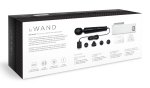 Le Wand Diecast Plug-In Black Kompaktowy Masażer, 20 Trybów, Zasilanie Sieciowe