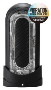 Tenga Flip Zero Gravity Black Electronic Intymny System Wibracyjny, Czarny, USB