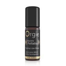 Orgie Electric Fellatio Lip Gloss 10ml błyszczyk z efektem wibracji, aplikator roll-on
