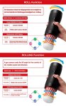 Tenga Vacuum Gyro Roller Automatyczna Maszyna Intymna z Rotacją i Ssaniem, Rolling Cup