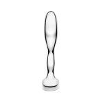 b-Vibe Stainless Steel Plug Prostatyczny z uchwytem – stal medyczna, anatomiczny model