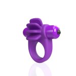 The Screaming O Skooch fioletowy pierścień wibrujący 5 trybów, silikon True Silicone