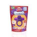 The Screaming O Skooch fioletowy pierścień wibrujący 5 trybów, silikon True Silicone