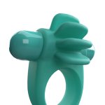 The Screaming O Skooch zielony – pierścień wibrujący 5 trybów, silikon True Silicone