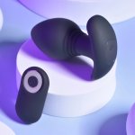 Playboy Pleasure Plug silikonowy model 10 trybów wibracji, pilot, ładowanie USB