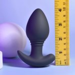 Playboy Pleasure Plug silikonowy model 10 trybów wibracji, pilot, ładowanie USB