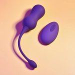 Playboy Pleasure Double Time wibrujące kulki Kegla z pilotem, silikon, wodoodporne