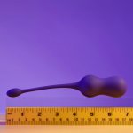 Playboy Pleasure Double Time wibrujące kulki Kegla z pilotem, silikon, wodoodporne