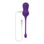 Playboy Pleasure Double Time wibrujące kulki Kegla z pilotem, silikon, wodoodporne