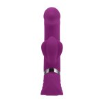 Playboy Pleasure Tap That wibrator punktu G z funkcją stukania, fioletowy, 9 trybów