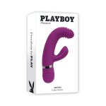 Playboy Pleasure Tap That wibrator punktu G z funkcją stukania, fioletowy, 9 trybów