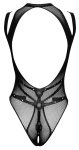 Cottelli Collection Fantasy Body Siateczkowe Otwarte Czarny S-L z Tasiemką