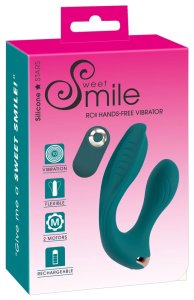 Sweet Smile RC Zielony Model Intymny do Podwójnej Stymulacji z Pilotem