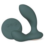 LELO Hugo 2 Remote zielony – masażer zdalny, silikonowy, wydłużona bateria