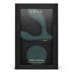 LELO Hugo 2 Remote zielony – masażer zdalny, silikonowy, wydłużona bateria