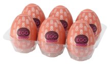 Tenga Egg Cone HB zestaw 6 elastycznych rękawów intymnych, stożkowa tekstura