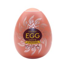 Tenga Egg Shiny II kompaktowa maszyna intymna, spiralna struktura, brązowe opakowanie