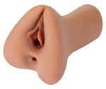 PDX Plus Pick Your Pleasure XL – brązowa maszyna intymna, system dwukanałowy, 22,9 cm
