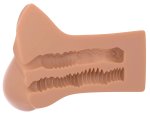 PDX Plus Pick Your Pleasure XL – brązowa maszyna intymna, system dwukanałowy, 22,9 cm