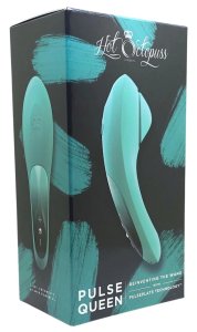 Hot Octopuss Pulse Queen Zielony – model pulsacyjny PulsePlate, 18 cm, wodoodporny