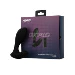 Nexus Duo Plug czarny – silikonowy model wibrujący, pilot bezprzewodowy, wodoodporny