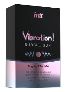 INTT Tingling Effect Gel – żel z efektem mrowienia, zapach gumy balonowej, 15 ml