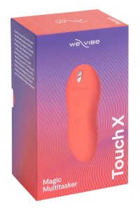 We-Vibe Touch X Crave Coral – kompaktowy model wielofunkcyjny, 8 intensywności, wodoodporny