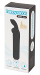 Happy Rabbit Bullet Vibe Czarny – kompaktowy wibrator z 12 trybami, silikon medyczny