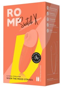 ROMP Switch X – wibrujący aparat powietrzny, 6 trybów, silikon medyczny, fioletowy