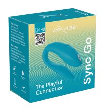 We-Vibe Sync Go Turquoise – innowacyjny masażer par, Bluetooth, silikon medyczny