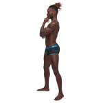 Male Power Casanova Mini Short Uplift męskie szorty L czarne z kieszenią modelującą