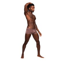 Male Power Inter-mingle Mini szorty L czarne z anatomicznym fasonem i niskim stanem