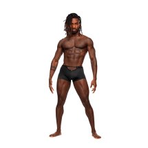 Male Power Magnificence Mini Szorty XL z ozdobnymi przelotkami, Jade, wycięcie w talii