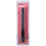 Doc Johnson Double Header dwustronny model wąski 45 cm biały, elastyczny PVC