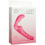 Doc Johnson Platinum Strapless System silikonowy różowy 16,5 cm, bezpaskowy