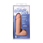 Doc Johnson Ultraskyn 16 cm anatomiczny model z przyssawką, dwugęstościowy, kompatybilny z Vac-U-Lock