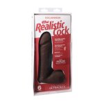 Doc Johnson Ultraskyn Model 16 cm z przyssawką, dwugęstościowy, baza z jądrami, Vac-U-Lock