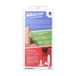 Doc Johnson Ultraskyn Model 16 cm z przyssawką, dwugęstościowy, baza z jądrami, Vac-U-Lock