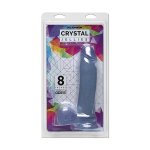 Doc Johnson Crystal Jellies model 20 cm z przyssawką, przezroczysty, anatomiczna tekstura
