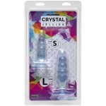 Doc Johnson Crystal Jellies Zestaw Treningowy 2 rozmiary, anatomiczne modele, PVC, transparentny