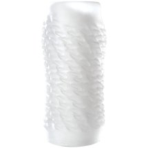 Doc Johnson OptiMALE Link dwustronna maszyna intymna ULTRASKYN, 12,7 cm, naturalny