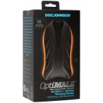 Doc Johnson OptiMALE silikonowy suwak z funkcją wibracji i ogrzewania, 10 trybów