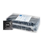 EXS Extra Black 100 szt. prezerwatywy czarne, lateksowe 54 mm, anatomiczny kształt