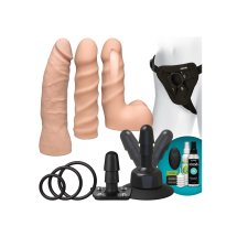 Doc Johnson Vac-U-Lock Zestaw ULTRASKYN Dual Density z pilotem i akcesoriami