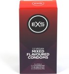 EXS Mix Smakowy 12 szt. Prezerwatywy Truskawka Czekolada Guma Balonowa Cola Anatomiczne