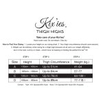Kix'ies Golf Collection Thigh-High C Pończochy argyle, powłoka antypoślizgowa