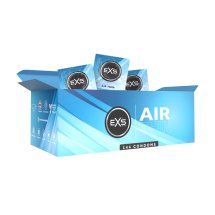 EXS Air Thin 144 szt. ultracienkie prezerwatywy lateksowe, szerokość 56 mm