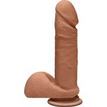 Doc Johnson Perfect D 18 cm - Model anatomiczny z przyssawką, podwojna gęstość ULTRASKYN