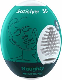 Satisfyer EGGCITED Naughty – elastyczna maszyna intymna Hydro-Active TPE, jednorazowa